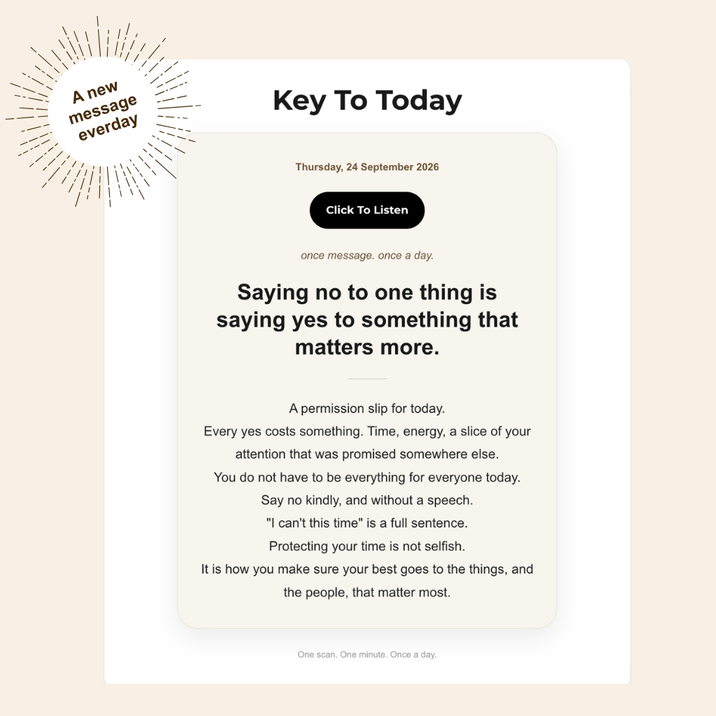 Key to a Great Day™ KeyRing