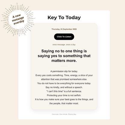 Key to a Great Day™ KeyRing